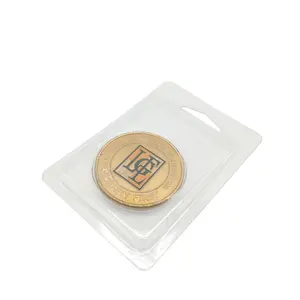 纪念品礼品欧元硬币塑料蛤壳泡罩包装