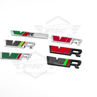 Emblème d'insigne de coffre arrière de calandre de voiture en métal 3D pour Skoda VRS Logo Kodiaq Rapid Fabia 1 2 3 A5 A7 MK1 MK3 MK4 Octavia RS Yeti