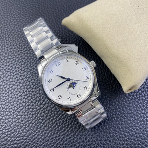 นาฬิกาข้อมือผู้ชายระบบจักรกลอัตโนมัติ รุ่น Moon Phase  ตัวเรือนสแตนเลสสตีล Latiris คุณภาพสูง พร้อมกลไก ETA และกระจกแซฟไฟร์ - Product Image 5