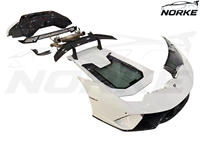 Nuevo Splitter Delantero de Fibra de Carbono Seca, Parachoques OE 4T3807059B, Fácil Instalación, Plug & Play para Huracan LP580 STO