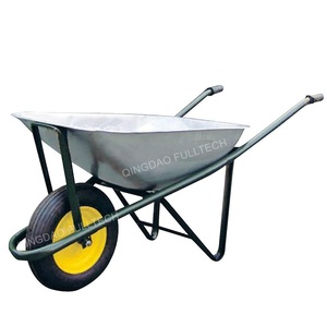 <span class=keywords><strong>Brouette</strong></span> de roue de jardin standard légère Italie baignoire en tôle galvanisée disque en acier et outil de pneu en caoutchouc pneumatique italien 70LT - Product Image 1