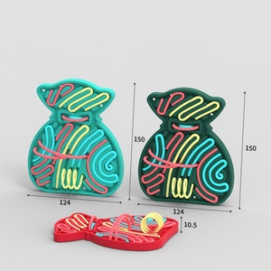 Jouet éducatif sensoriel pour bébé LINK BRAND, planche d'activités pour bébé, jouet en silicone de sécurité pour enfants, jouet de puzzle anti-stress, jouets pour l'autisme - Product Image 5