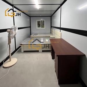 Готов к отправке: 10-20-футовый складной стальной контейнерный дом, зеленый и водонепроницаемый, для спальни, домашнего офиса, многоцелевого использования - Product Image 6