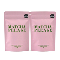 Sachets Doypack Personnalisables de Qualité Alimentaire pour Emballage de Suppléments de Poudre de Matcha Bio 30G avec Fermeture Éclair