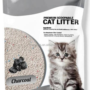 Fournisseur de litière pour chat en bentonite à absorption rapide, à forte agglomération, au <span class=keywords><strong>charbon</strong></span> actif, 5L, 10L, <span class=keywords><strong>20L</strong></span> - Product Image 1