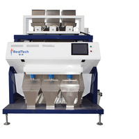 Machine de tri de couleur pour grains de café à 3 canaux, prix d'usine, vente en gros, machine de tri de couleur pour riz