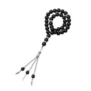 Cuentas de oración islámicas de ágata artificial de 10 mm y 33 cuentas para principiantes, tipo tasbeeh, para venta al por mayor, entrega inmediata o fabricación a medida a partir de muestras. - Product Image 1
