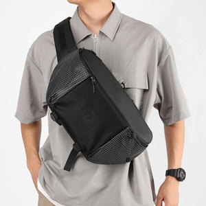 WePower Sac de poitrine 14 pouces avec bandoulière réglable, poche intérieure zippée, sac de randonnée unisexe pour l'extérieur - Product Image 1