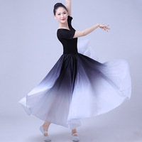 Robe de danse flamenco pour femmes, jupe tutu à 720 degrés, costume de scène