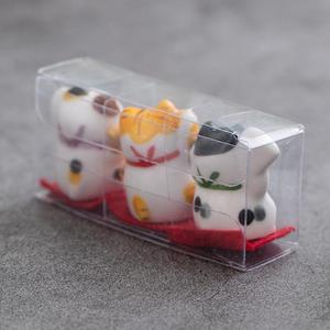 Lande เซรามิกสไตล์ญี่ปุ่น <span class=keywords><strong>maneki</strong></span> <span class=keywords><strong>Neko</strong></span> ดอกไม้ตกแต่งบ้านงานฝีมือขนาดเล็กพร - Product Image 4