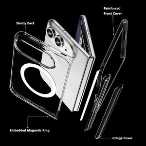 Funda Magnética Antigolpes para iPhone Duo, Delgada, Antiarañazos, Plegable, con Soporte de Carga Inalámbrica, Venta al Por Mayor - Product Image 3