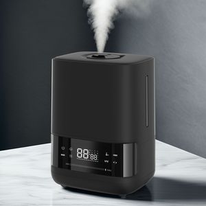 RUNAL - <span class=keywords><strong>Humidificador</strong></span> de Aire Ultrasónico Negro Inteligente con Wifi, Vapor Caliente, Luz UV, <span class=keywords><strong>para</strong></span> Habitación - Product Image 1