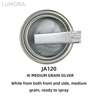 Peinture automobile LUMORA MEDIUM GRAIN SILVER 1K, couche de finition, polyuréthane acrylique, 4L, pulvérisation, finition mate, pour véhicules utilitaires/camions
