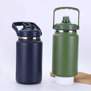 Sdeisley Biểu Tượng Tùy Chỉnh <span class=keywords><strong>4L</strong></span> Công Suất Lớn Nước Bằng Thép Không Gỉ Chai Rộng Miệng Chân Không <span class=keywords><strong>Flask</strong></span> Uống Chai Cho Du Lịch Ngoài Trời - Product Image 2