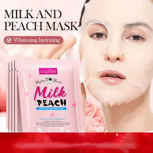 All'ingrosso maschera viso per la cura della pelle idratante nutriente ringiovanente maschera facciale latte frutta maschera facciale 30g