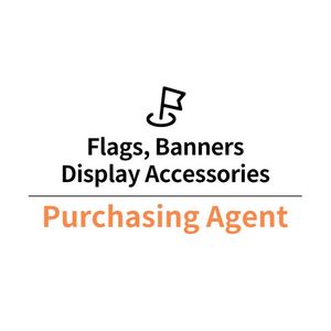 Agent d'achat en Chine pour la fabrication de drapeaux et bannières personnalisés (syriens, rouges, blancs, bleus, jaunes) et d'accessoires d'affichage pour machines d'impression - Product Image 1