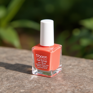 1 Boon <b>Nail</b> Syrup Just 1 Minute <b>Quick</b> <b>Dry</b> Coral Color Gel Effect Long Lasting <b>Nail</b> <b>Polish</b> - Product Image 3