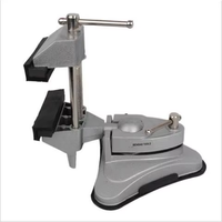 Étau de travail rotatif à 360 degrés REALMAX, base en caoutchouc de 70 mm, étau de travail en aluminium portable, pivots multi-angles, étau de travail à vide