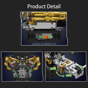 Mould King 10224 Motore Valkyrie V12, Giocattoli Creativi, Blocchi da Costruzione, Set di Modelli per Intrattenimento, Regalo per Adulti - Product Image 5