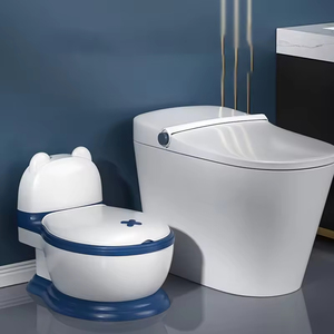 Siège de <span class=keywords><strong>toilette</strong></span> souple amovible en plastique pour l'apprentissage de la propreté des tout-petits et des bébés - Product Image 6