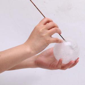 Articoli promozionali del negozio di regalo di natale della palla di natale della pittura interna fatta a mano di vetro speciale su ordinazione della fabbrica - Product Image 5