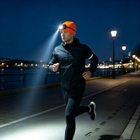 Lampe frontale LED rechargeable, étanche IPX4, mini lampe frontale pour la course à pied, le camping, le travail, la randonnée