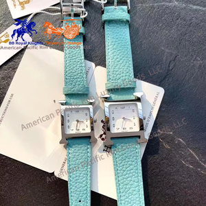 Reloj de Mujer de Lujo de Alta Gama, Diseño 2025, Marca H, Analógico, Esfera Cuadrada con Cristal, Correa de Cuero, Movimiento de Cronómetro, Suministro ODM - Product Image 4