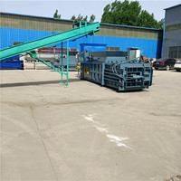 Presse à balles pour bouteilles en plastique industrielles, compacteur hydraulique pour usine de recyclage