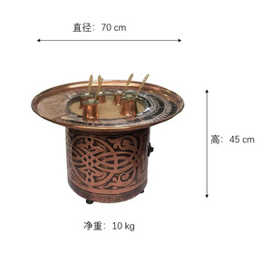 Estufa de <span class=keywords><strong>Café</strong></span> Turca, Estufa de <span class=keywords><strong>Arena</strong></span> Caliente, Estufa Eléctrica Doméstica y Comercial, Pequeña, Manual, Retro - Product Image 6