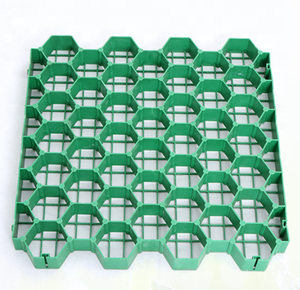 Grilles en nid d'abeille carrées en HDPE pour remplissage de <span class=keywords><strong>gravier</strong></span>, écologiques, 50*50, pour enclos à chevaux, stationnement en débordement et allées - Product Image 5