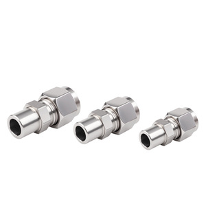 Huihong Stainless Steel Welding Fitting 6/8/10mm For Copper <b>Pipe</b> Tube Assembly - Product Image 2