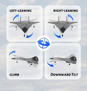 Avion télécommandé <span class=keywords><strong>SR72</strong></span>, futur avion de chasse, planeur à double canal, modèle d'avion à aile fixe, jouet pour enfants - Product Image 4
