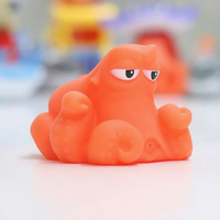 Jouets de bain pour bébé Finding Nemo, ours en caoutchouc souple à presser, jouets en forme de canard, jeu amusant pour enfants
