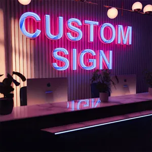 Custom Advertising Decor Led Lighting 3D Smart Led Infinity Mirror Light Letter Infinity Mirror Neon Sign