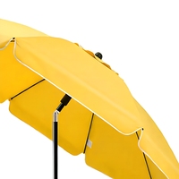 Parasol de jardin inclinable en métal avec ancre au sol, sac de transport, protection UV 50+, réglable, pour terrasse, camping