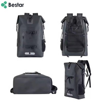 Sac étanche robuste OEM personnalisé 600D TPU 100% entièrement étanche avec fermeture, 20-36L pour activités de plein air, escalade, rafting, canoë