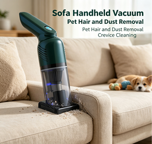 Aspirateur sans fil rechargeable par USB, mini portable, pour éliminer les acariens et les poils d'animaux, pour voiture et maison - Product Image 5