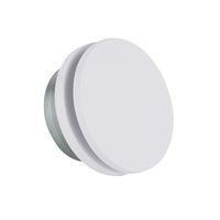 Grille de Diffusion d'Air Plate Ronde en Métal Blanc pour Plafond, Prix Usine, pour Ventilation Domestique