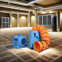 Meistverkaufter Tragbarer 900 CFM Luftbeweger Gebläse Ventilator für Wasserschäden und Teppichtrockner