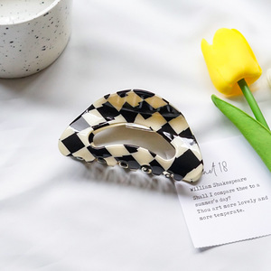 Ins Beautiful – pinces à cheveux en acétate multicolores, 9cm, <span class=keywords><strong>crabe</strong></span> en coquille de tortue pour cheveux épais et longs - Product Image 3