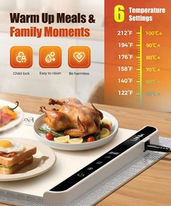 Planche à découper carrée en silicone souple, isolante thermiquement, anti-brûlure, pour la maison, plus fine que une feuille de papier - Product Image 4