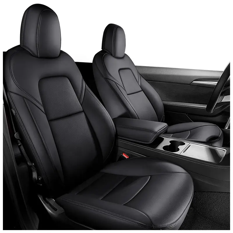 Model Y Car Accessories Interior Decoration Leather Or Nappa Seat Covers Fully Wrapped Seat Protector Fit For Tesla