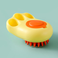 Nouvelle Conception Distributeur de Shampooing pour Animaux Brosse de Toilettage Outil de Massage pour Chats et Chiens Brosse de Douche pour Animaux