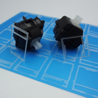 DUROCK Films d'interrupteurs en silicone, HTV + PC double couche souple 0.15mm Films d'interrupteurs pour interrupteurs mécaniques Cherry MX