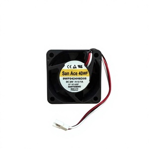 Ventilador de Refrigeración de Plástico Resistente al Aceite S a O D En Ki 9WF0424H6D05 DC24V 0.11A 4020 de 3 Cables para F N U C Japón - Product Image 1