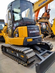 Well-Maintained Low Hours Used 5.5 Ton Komatsu 55MR <b>Mini</b> Excavator Reliable for Construction Landscaping Second-Hand Komatsu - Product Image 4
