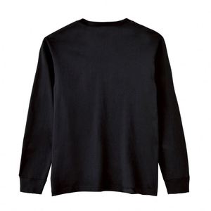 เสื้อยืดแขนยาวฮิปฮอปวินเทจผู้ชาย ผ้าฝ้าย 100% ทรงหลวม สไตล์สตรีทแวร์สำหรับฤดูใบไม้ร่วง/ฤดูหนาว ลุคซักยืด สกรีนโลโก้ได้ - Product Image 4