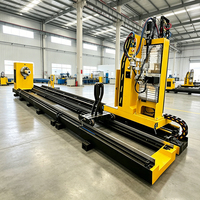 Machine de découpe plasma CNC de haute qualité pour tubes ronds et carrés en acier inoxydable et en acier au carbone, prix de gros, garantie d'un an