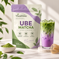 Mélange en poudre instantané pour latte matcha d'ube, boisson matcha d'ube violette en gros pour café, pâtisserie, marque privée, OEM