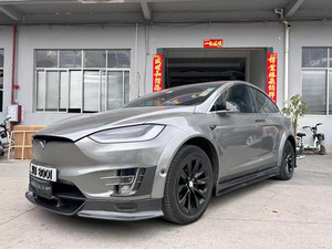 ชุดแต่งคาร์บอนไฟเบอร์สไตล์ Top สำหรับ Tesla Model X ประกอบด้วยลิ้นหน้า สเกิร์ตข้าง ดิฟฟิวเซอร์ สปอยเลอร์ ซุ้มล้อ - ใหม่ - Product Image 6